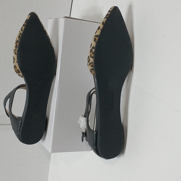Steve Madden Shoes 9.5  Leopard P-elka Criss Cross D’Orsay Pointed Toe - Picture 10 of 10